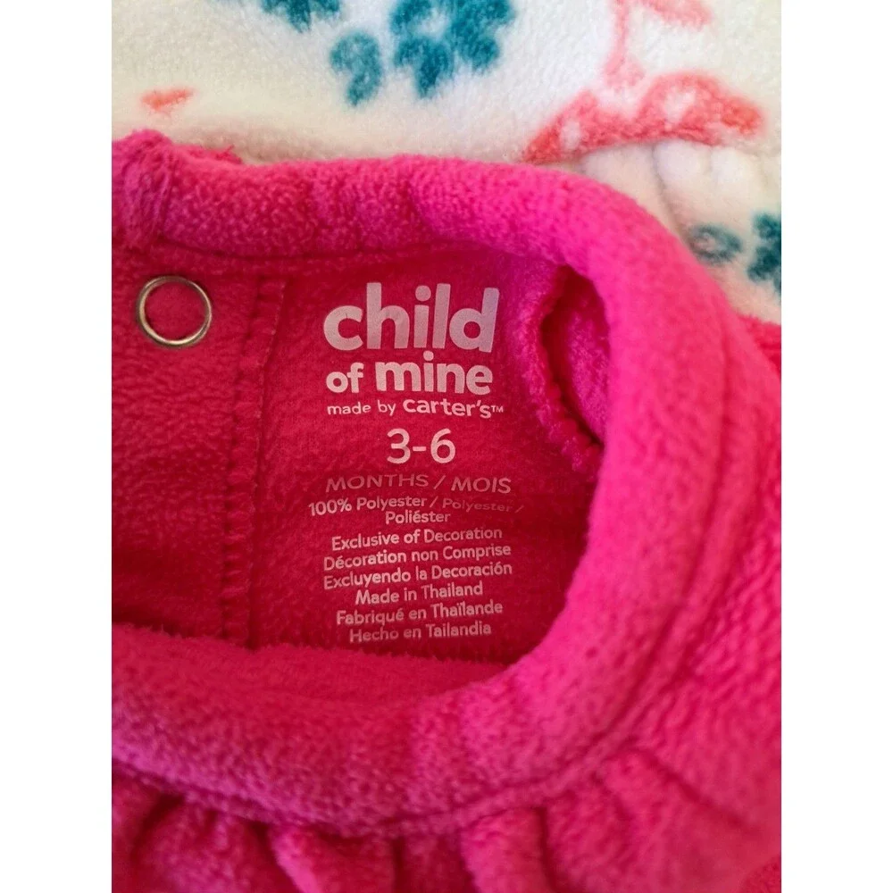 Carter's Child of Mine & Gymboree Baby Girl Clothing Lot of 3 Size 3-6 Months